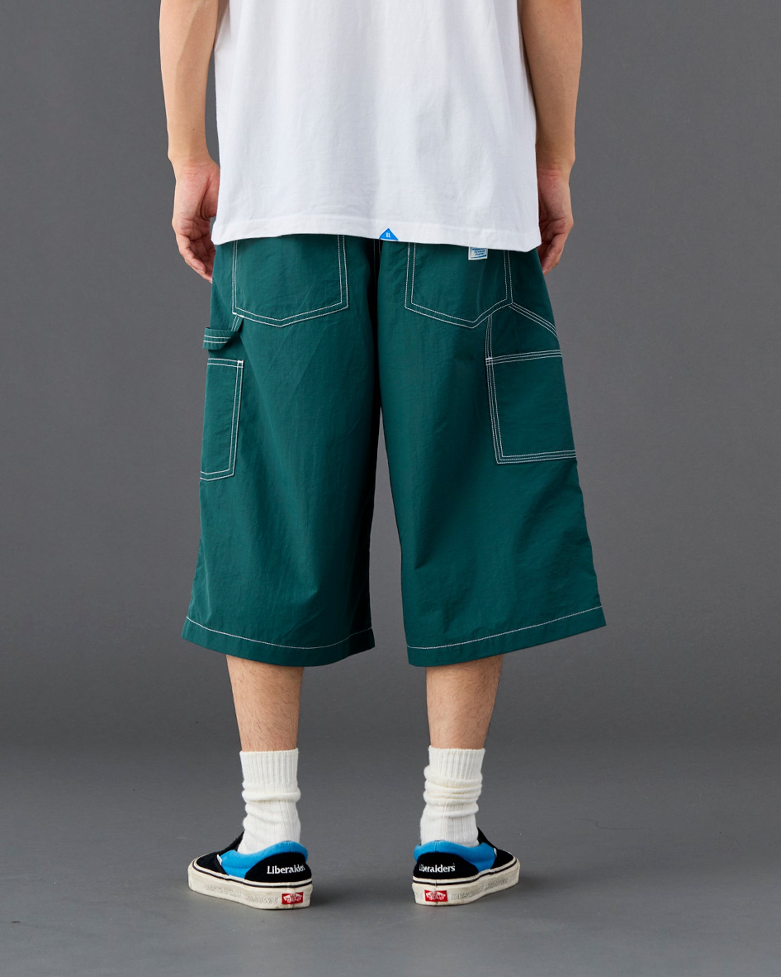 NYLON PAINTER SHORTS
