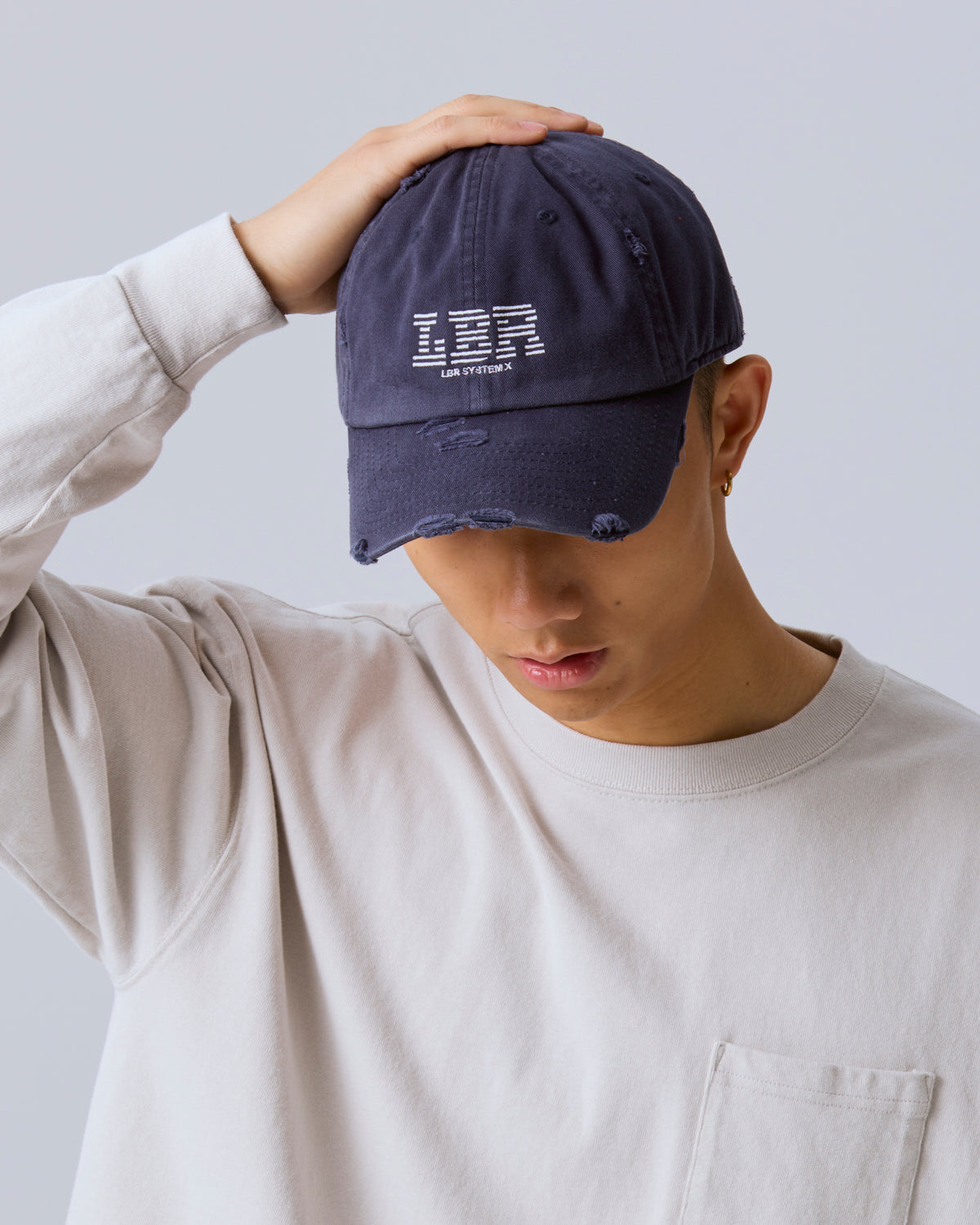 LBR LOGO DAMAGED CAP