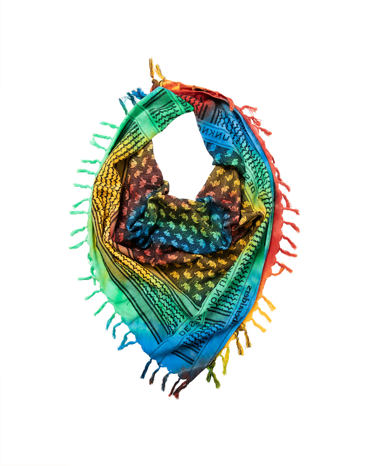 TIE-DYE LR JACQUARD STOLE