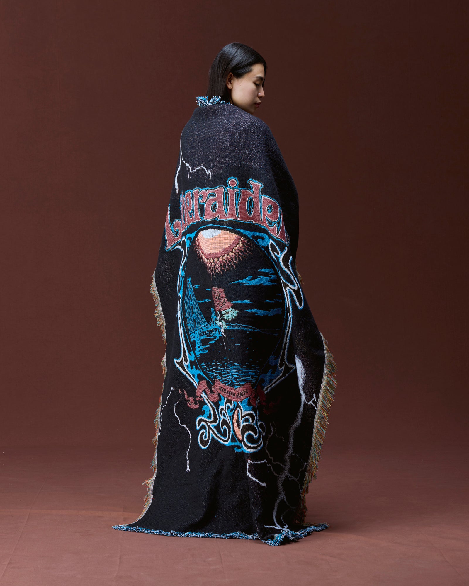 DEAD ROSE THROW BLANKET