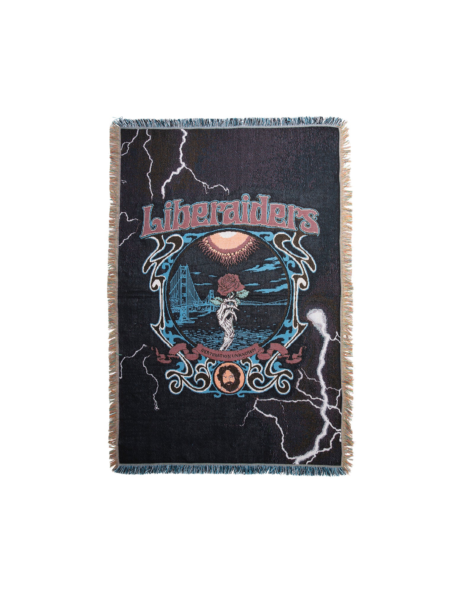 DEAD ROSE THROW BLANKET